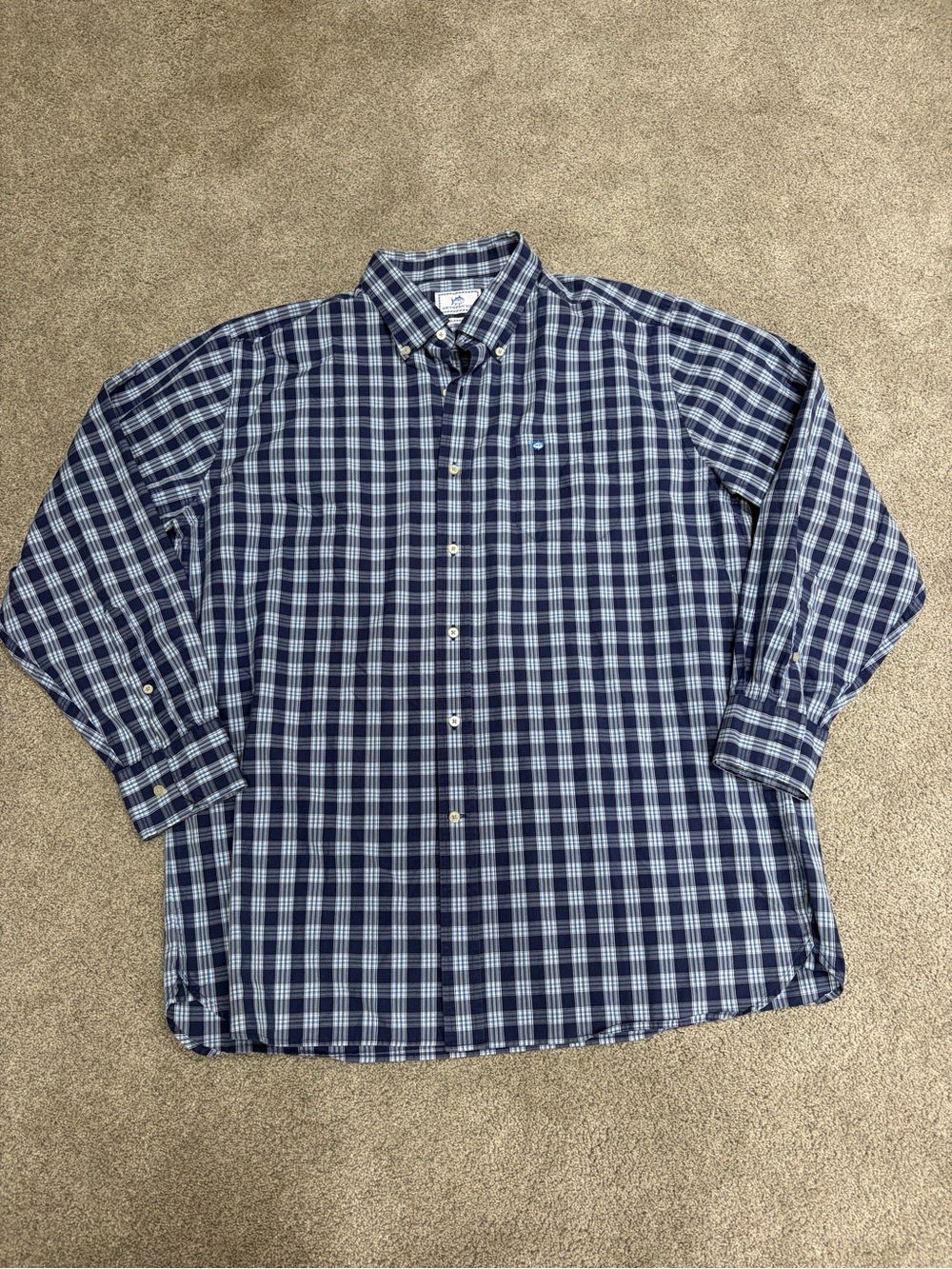Southern Tide Men's Long-Sleeve Plaid Sport Shirt